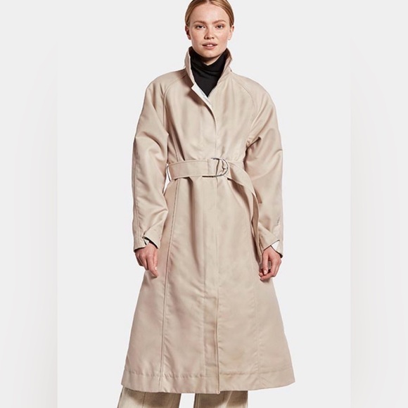 Oversized Didriksons Chic Women's Beige Trench Coat - Picture 2 of 11